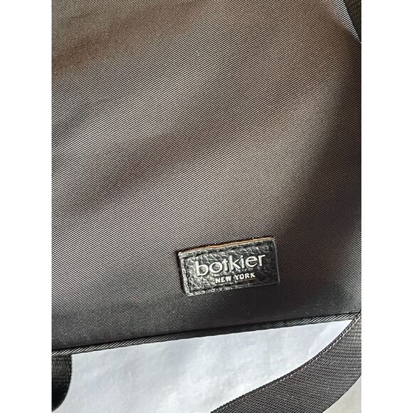 Botkier NY Mini Trigger Nylon Black Backpack Double Zipper Bag ~Excellent! main image 7